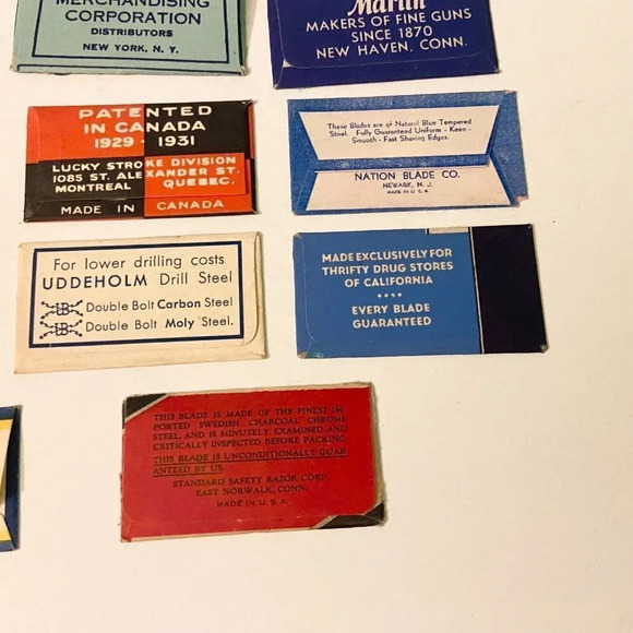 Vintage Mixed Lot of  13 Razor Blades Gillette Marlin Kismet Rio USA Canada - Picture 10 of 10